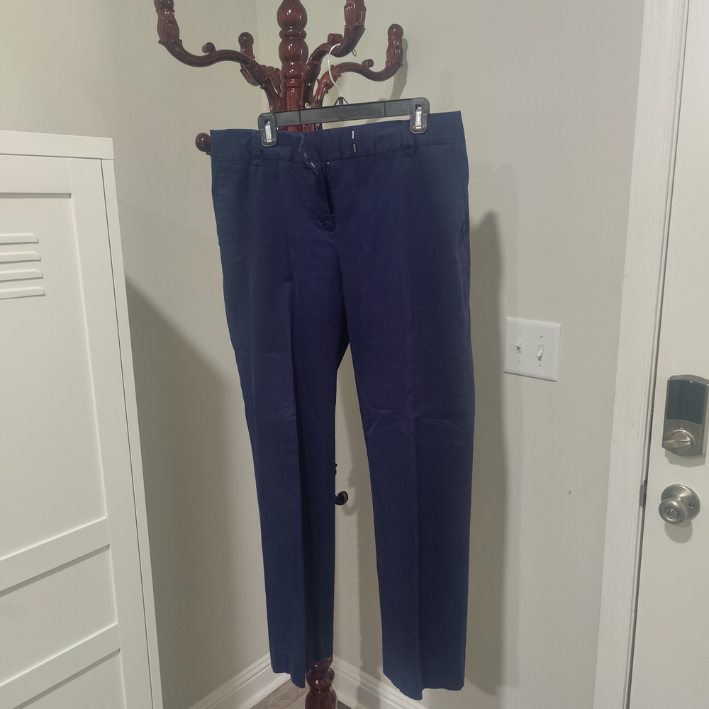 Elegant WomanDeep Blue Dress Pants